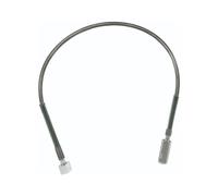 Tubo alta pressione - CO2 per montaggio a parete - 1m - esagonale e dado zigrinato a serraggio manuale