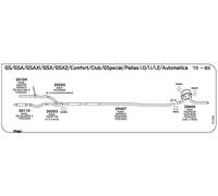 TUBO ANTERIORE MARMITTA PER CITROEN GSA 1.1/Special/Auto 1130 cc 56 cv 41 kw 198
