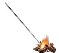 Tubo antincendio - Soffietto antincendio - Soffietto per attrezzi da esterno, strumento di muggito pieghevole resistente alle intemperie in acciaio inossidabile per avviare l'abete