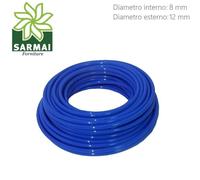 Tubo Aria Compressa 8x12 mm in Poliuretano lineare flessibile 100 metri 8 Bar