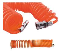 TUBO ARIA COMPRESSA FLESSIBILE PER COMPRESSORE 10 METRI RACCORDO SPIRALE