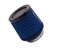 Tubo Aspirazione Aria Filtri Aspirazione Aria Fredda Da Corsa Universali Ingresso Aria 76 Mm Filtro Aria Ad Alto Flusso Da 3 Pollici Con Anello Gomma Riduttore Da 63,5 Mm Presa D'aria(76mm-Blue)