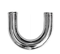 Tubo Aspirazione Aria Per Auto Corsa Turbo Ad Alto Flusso 0/45/90/180 Gradi Tubo Tipo LS Da 76 Mm 89 Mm 3 Pollici 3,5 Pollici Tubo Aspirazione Aria Fredda Aria Tubo Aspirazione(76mm 180)