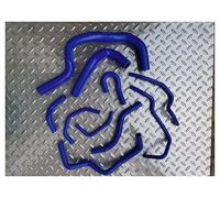 Tubo Aspirazione Aria Per CRV Per CR-V MK1 B20 2.0L 1997 1998 1999 2000 2001 Tubo Flessibile Liquido Raffreddamento Radiatore In Silicone Aspirazione Filtro Dell'aria(Blu)