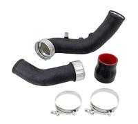 Tubo Aspirazione Aria Turbo Kit Tubo Di Aspirazione, Intercooler E Turbocompressore 13717604033 Per BMW N55 F25 X3 F26 X4 F3X F2X Aspirazione Aria Auto(N55 F25 X3-black)