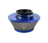 Tubo Aspirazione Auto PER Filtro Aria Fredda Power Flow Sportivo In Acciaio Inossidabile Da 76 Mm Kit Di Induzione Per Filtro Di Aspirazione(Stainless Blue B)