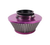 Tubo Aspirazione Auto PER Filtro Aria Fredda Power Flow Sportivo In Acciaio Inossidabile Da 76 Mm Kit Di Induzione Per Filtro Di Aspirazione(Stainless Purple B)