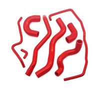 Tubo Aspirazione Automobile Per Fiat Per Abarth 500 595 695 Tubo Di Aspirazione In Silicone Ricambi Alte Prestazioni Kit Tubo Flessibile Raffreddamento Radiatore Acqua Silicone(Rosso)