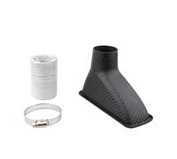 Tubo Aspirazione Dell 1 Pz Universale Paraurti Anteriore Auto Ammissione Aria Per Kit Tubo Aspirazione Per Turbo Turbina Imbuto Di Ingresso Prese Accessori Per Automobili(Square)