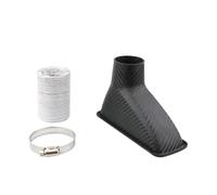 Tubo Aspirazione Dell 1 Pz Universale Paraurti Anteriore Auto Ammissione Aria Per Kit Tubo Aspirazione Per Turbo Imbuto Ingresso Turbina(Square)