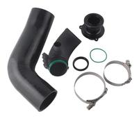 Tubo Aspirazione Dell Compatibile Con S3 8V Per Quattro 2.0 T Per A3 8V FWD 1.8T Per TT TTS MK3 2.0T Prese D'aria Per Auto Tubo Di Aspirazione In Silicone Gomito Di Ingresso Per Turbo(Black)