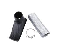 Tubo Aspirazione Dell Prese D'aria Per Auto, Ammissione Universale Per Paraurti Anteriore Kit Tubo Di Aspirazione Per Turbo, Imbuto Di Ingresso Turbina, Accessori Per Automobili(Square)