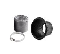 Tubo Aspirazione Dell Tubo Di Aspirazione Per Auto, Modello Di Ingresso Dell'aria, Kit Di Tubi Di Aspirazione Modificati, Condotto Di Uscita Dell'aria Universale, Accessori Per Automobili(Round)