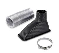 Tubo Aspirazione Dell'aria Kit Di Aspirazione Aria Fredda Universale Per Paraurti Anteriore In Plastica ABS Per Accessori Di Raffreddamento Freni.(B)
