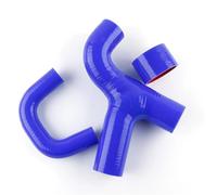 Tubo aspirazione dell'Aria Kit Tubo Flessibile Di Aspirazione In Silicone Per Subaru Per Impreza WRX STI GDB GDA EJ20 2.0L Turbo Vers 7/8/9 2000-2008(Blu)