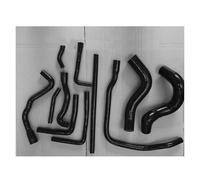 Tubo Aspirazione Dell'aria Per BMW E30 M40 318i 316i 1.8L Veicoli Senza Aria Condizionata Tubo Flessibile Radiatore Liquido Raffreddamento In Silicone Tubo Riscaldatore(Nero)