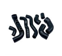 Tubo Aspirazione Dell'aria Per Fiat Per Uno Per Turbo Ie 1.3 MK1 1983-89 Kit Tubo Flessibile In Silicone Intercooler+Radiatore+Connettore Ricambio Presa D'aria Tubo In Silicone(Nero)