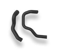 Tubo Aspirazione Dell'aria PER Jeep PER Cherokee XJ 4.0L Con 6 Cilindri 91-01 Tubo Flessibile Liquido Raffreddamento Radiatore In Silicone Tubo Flessibile Superiore E Inferiore(2 pcs Black)