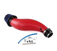 Tubo aspirazione dell'Aria Tubo Di Aspirazione Intestinale In Plastica Da Corsa Con Filtro Aria A Testa Di Fungo Per Civic 1992-2000 Ek Eg(Rosso)