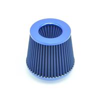 Tubo aspirazione dell'auto 1PC Universale Auto Veicolo Filtro Aria Aria Fredda Filtro Di Aspirazione Pulitore 76mm Doppio Imbuto Adattatore Funziona 120x155x155