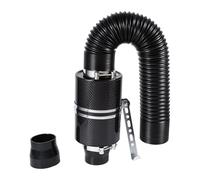 Tubo Aspirazione Universale Auto Tubo Di Aspirazione In Fibra Di Carbonio Ammissione Da 3 Pollici Kit Di Aspirazione Aria Fredda Filtro A Induzione Tubo Di Aspirazione Dell'aria