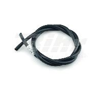 TUBO BENZINA 10 METRI SILICONE NERO DIAMETRO Ø 6 x 9 mm AUTO SCOOTER MOTO