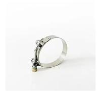 tubo benzina Morsetti per tubi in acciaio inox con bullone a T, giunto per tubo turbo, adatto per tubo di scarico in metallo regolabile per autoveicoli Tubi flessibili motore auto(1PCS_ID 130MM)