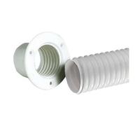 Tubo bianco Corrugato passaggio cavi - 2 MT Osculati - 16.104.37 - 1610437