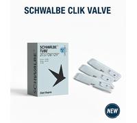 Tubo bicicletta Schwalbe Clik Valve SCV19 28 pollici (700 x 42C) + 3 sollevat...