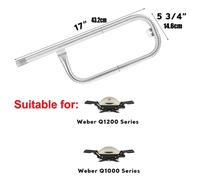 Tubo Bruciatore Griglia Acciaio Inox Ricambio per Ricambi Weber Q100 Alta Qualit