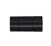 Tubo canna fumaria (12x25cm) CLASSIC Nero opaco NO1202
