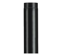 Tubo canna fumaria (13x25cm) CLASSIC Nero opaco NO1302