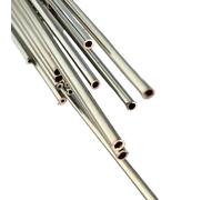 Tubo capillare in acciaio inossidabile 316L da 2 pezzi diametro esterno 1,1-1,5 mm ID 0,4-1,3 mm spessore parete 0,1-0,5 mm lunghezza 500 mm(OD1.5 ID1mm)