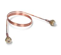 TUBO CAPILLARE IN RAME Ø1,5x2,80x1000mm C/SPILLO e dado in ottone 1/4 SAE F