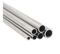Tubo capillare rotondo, senza cuciture, in acciaio inox 304, 3 mm x 2 mm, 5 x 4 mm, 6 x 4 mm, 8 x 6 mm, 10 x 8 mm, 10 x 9 mm, 12 x 11 mm, 500 mm (6 x 2 mmx1pcs)