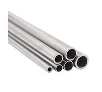 Tubo capillare tondo in acciaio inossidabile 304 | Argento Dimensioni multiple Utilizzo: industria, modelli, tubazioni (1-10 pezzi, 250/500 mm)(500mm,OD 9 x ID 7mm 1pcs)