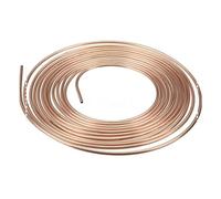 Tubo Carburante Tubo di Freno Kit Tubo freno portatile da 32,8 piedi, tubo in acciaio ramato da 3/16 di pollice, kit tubo freno di ricambio per auto