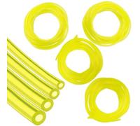 Tubo carburante universale per decespugliatore, Filo per Decespugliatore, 4 misure, tubo flessibile per motoseghe Poulan Craftman, tosaerba, spazzaneve, pompe dell'acqua e piccoli motori, giallo