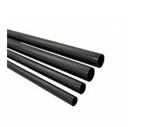 Tubo cavo smerigliato RC, 2 tubi in fibra di carbonio 3K, lunghezza 500 mm, trama semplice lucida(16mmx13mmx2Pcs)