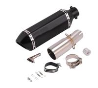 Tubo Centrale Di Scarico Per Moto Per K&YMCO AK550 AK 550 Sistema Di Scarico Per Motocicletta Tubo Di Collegamento Centrale Modificato Collegamento Silenziatore Slip On Da 51 Mm(Type 1)