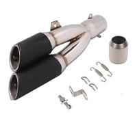 Tubo Centrale Di Scarico Per Moto Per Ninja 250 400 Yzf R3mt 07 09 CBR 650r 1000RR S1000RR R6 Tubo Di Scarico Moto Fuga Modificato 51mm Silenziatore(3)