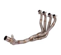 Tubo Centrale Di Scarico Per Moto Per Z900 2017-2020 Sistemi Di Scarico Completi Per Motociclette Tubo Di Scarico Tubo Di Collegamento Anteriore In Lega Di Titanio Marmitta(50.5mm 3)