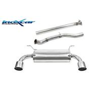 tubo centrale e terminale silenziato INOXCAR TOYOTA GR 86 2.4i (234cv) 2021