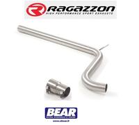TUBO CENTRALE RAGAZZON VOLKSWAGEN GOLF 8 1.5 TSI MAGGIORATO 60mm x sil. origin.