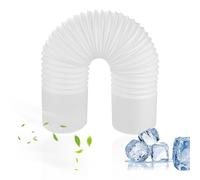 Tubo Climatizzatore Portatile, 3 metri PP Condizionatore d'Aria Tubo, Estensibile Mobile Aria Condizionata per Impianti Di Climatizzazione, Asciugatrici e Cappe Aspiranti(130mm)