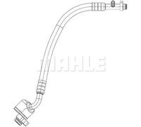 Tubo climatizzazione da evaporatore a compressore clima AP 131 000P MAHLE