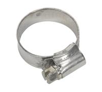 Tubo Clip Acciaio Inox Ø16-27mm Confezione Di 10 - Sealey SHCSS0 Nuovo