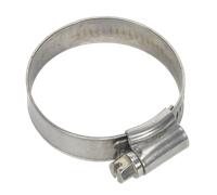 Sealey SHCSS1 Manichetta Clip Acciaio Inox Ø32-44mm Confezione 10
