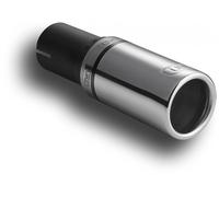 Terminale di scarico universale punta silenziatore tondo 60 mm lunghezza 90 mm