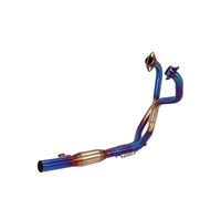 Tubo Collegamento Centrale Compatibile con Suzuki per GSX250R per DL250 Modifica Senza Silenziatore Moto Sistema Completo Moto Tubo di Collegamento Anteriore-Medio Scarico Slip On